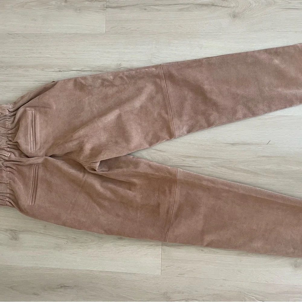 Designer Suede Pants - Picture 3 of 4